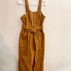 Universal Thread Button Up Overalls with Tie